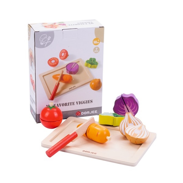 Snijset Groente hout - Dorjee, nog 3x