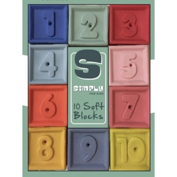Soft Blocks - 10x PVC Blokken in set