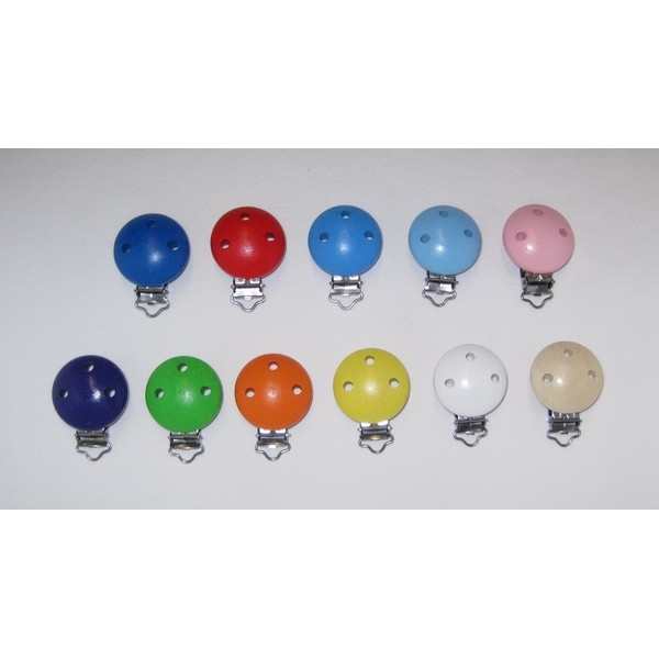 Speenclip assorti 14 kleuren prijs per stuk