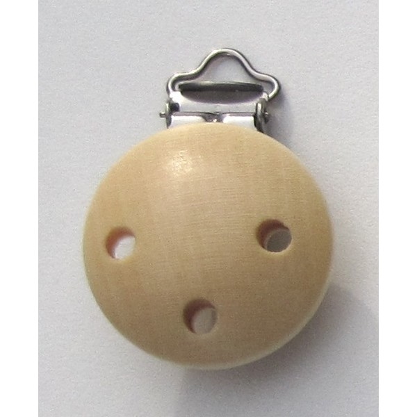 Speenclip kleur 1, Blank gelakt