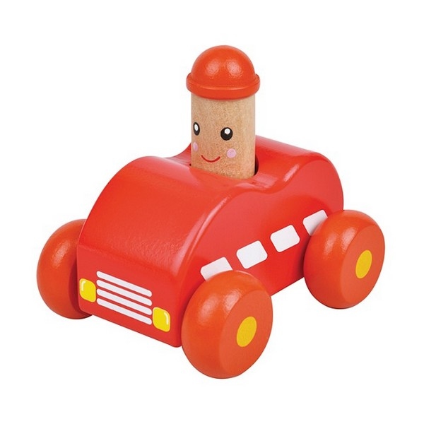 Squeaky Auto - Rood ! maakt geluid ! nog 3x