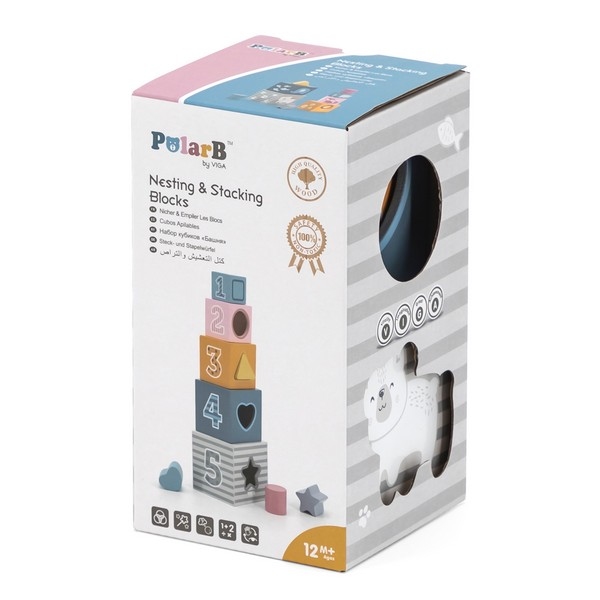 Stapelkubus - Hout - PolarB