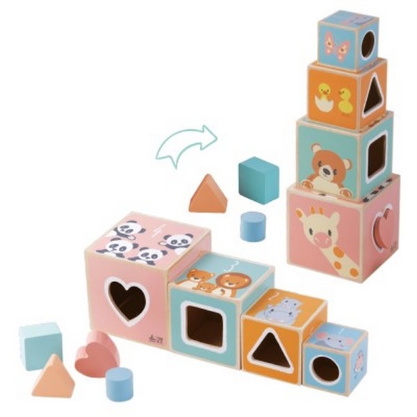 Stapelkubus - Hout - Studio Circus