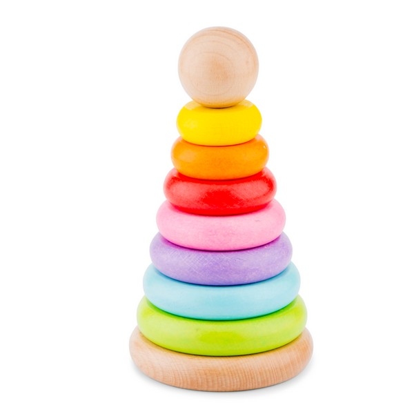 Stapeltoren - Regenboog - New Classic Toys (nog 1x)
