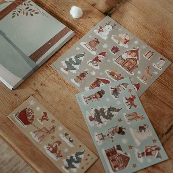 Stickerset Little Dutch X-mas / Kerststickers