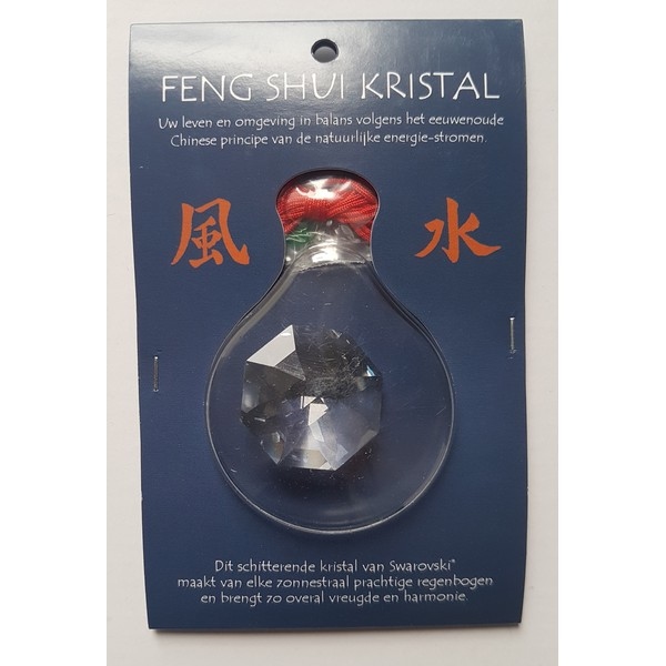 Swarovski - Achthoek 30mm - Feng Shui kaartje