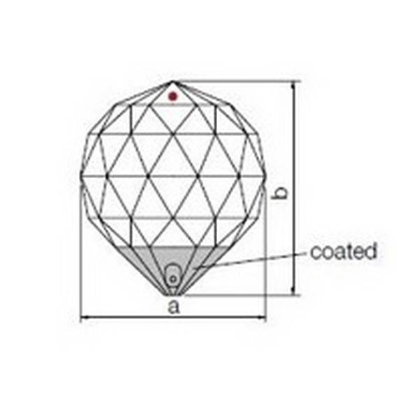 Swarovski - Bal 40mm voor deurknop of kraan CAL'VZ'SI