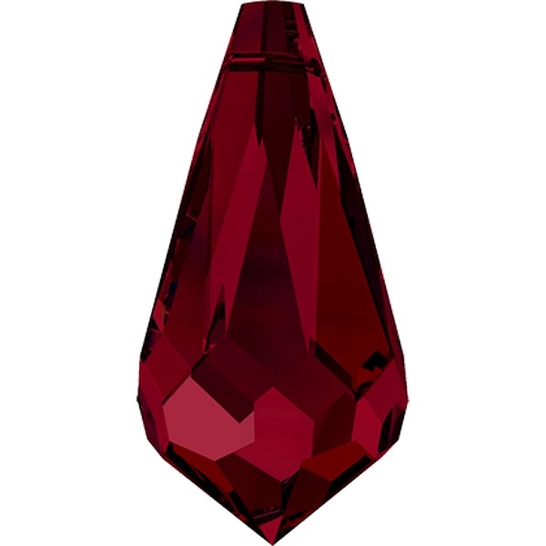 Swarovski - Druppel mini 11x5,5mm SIAM, d. rood, aanbieding