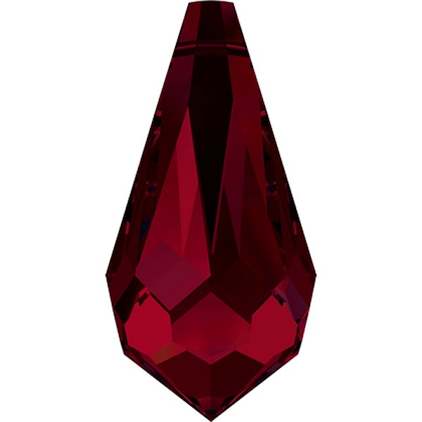 Swarovski - Druppel mini 11x5,5mm SIAM, d. rood, aanbieding