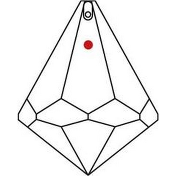 Swarovski - Karbonkel 40mm  ( 1x uit een partijtje )