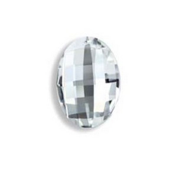 Swarovski - Ovaal Breed 32x23mm - Feng Shui kaartje (5x!)