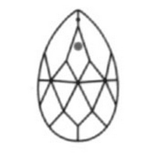 Swarovski - Traan 16x10mm, nog 64x !