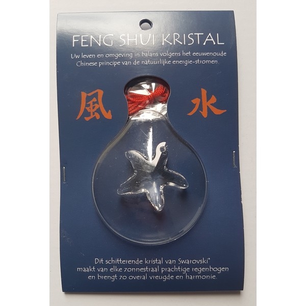 Swarovski - Zeester 28mm - Feng Shui kaartje