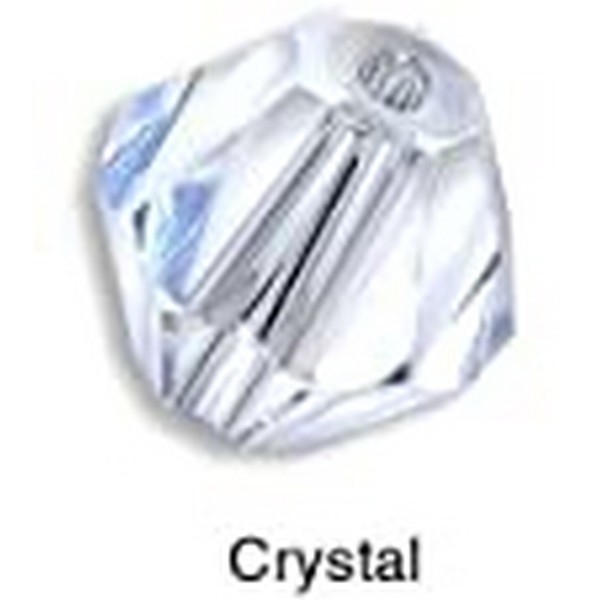 Swarovski Beads 4 mm Bicone Crystal 001 zakje 100 stuks