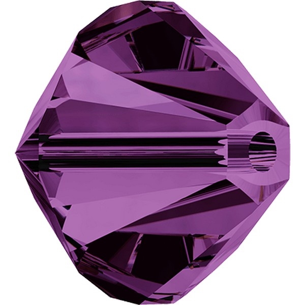 Swarovski Beads 4 mm Xilion Amethist 204 zakje 100 stuks