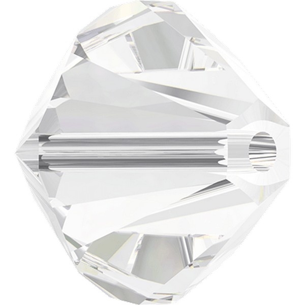 Swarovski Beads 4 mm Xilion Crystal 001 zakje 100 stuks