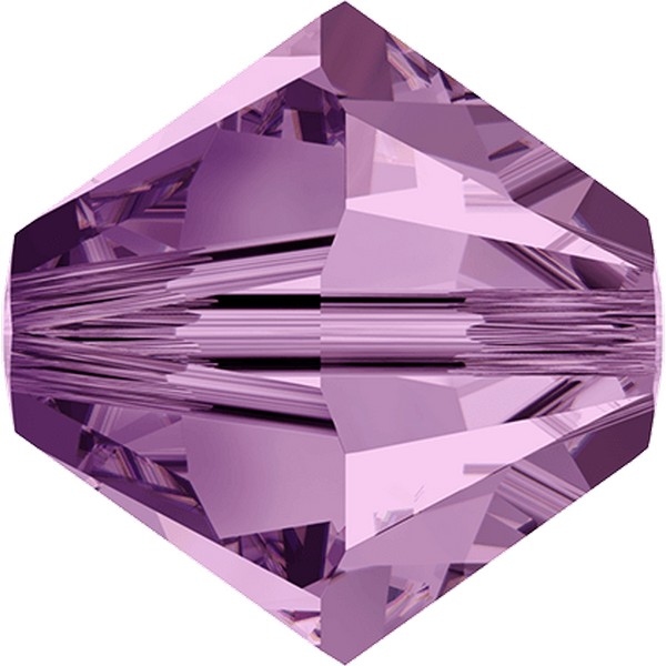 Swarovski Beads 4 mm Xilion Light Amethist 212 zakje 100 st