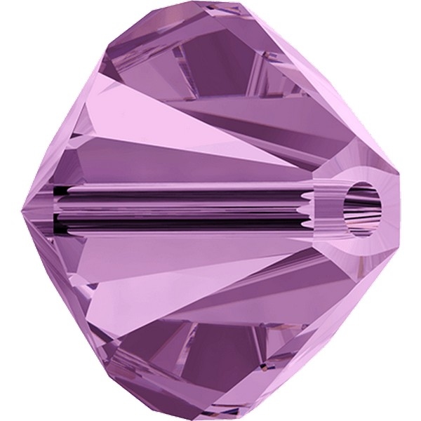 Swarovski Beads 4 mm Xilion Light Amethist 212 zakje 100 st