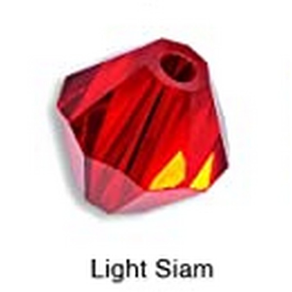 Swarovski Beads 6 mm Bicone Light Siam zakje 100 stuks