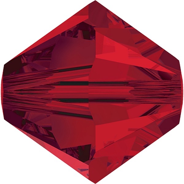 Swarovski Beads 6 mm Xilion Light Siam 227 zakje 100 stuks