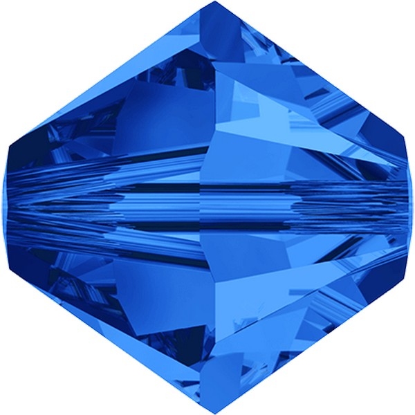 Swarovski Beads 6 mm Xilion Sapphire zakje ! 97 stuks