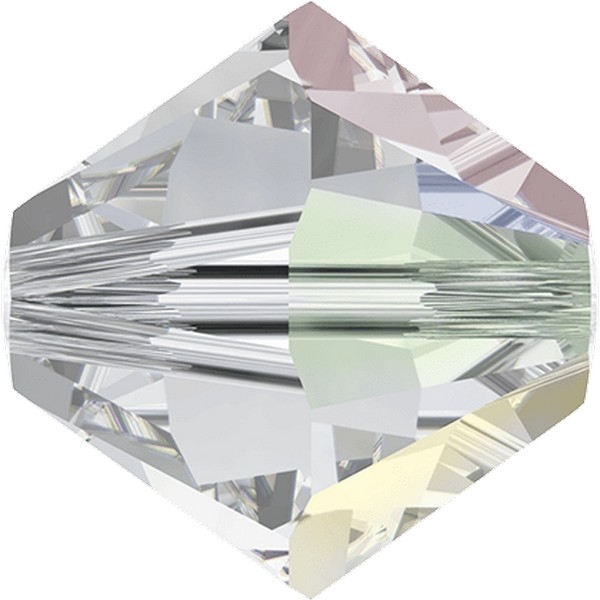 Swarovski Beads 8 mm Xilion Crystal 001 + AB !! 72 stuks