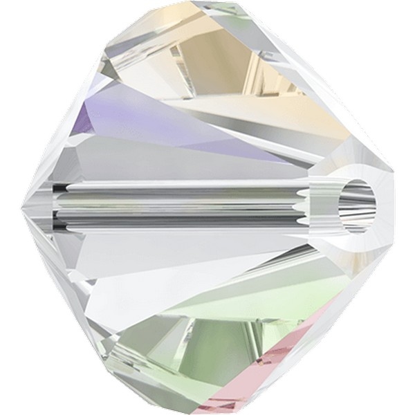 Swarovski Beads 8 mm Xilion Crystal 001 + AB !! 72 stuks