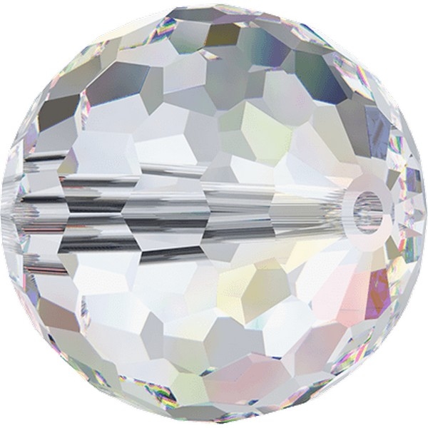 Swarovski Disco Ball Bead 8 mm Crystal 001 met Aurore Boreal