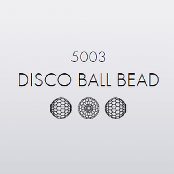 Swarovski Disco Ball Bead 8 mm Crystal 001 met Aurore Boreal