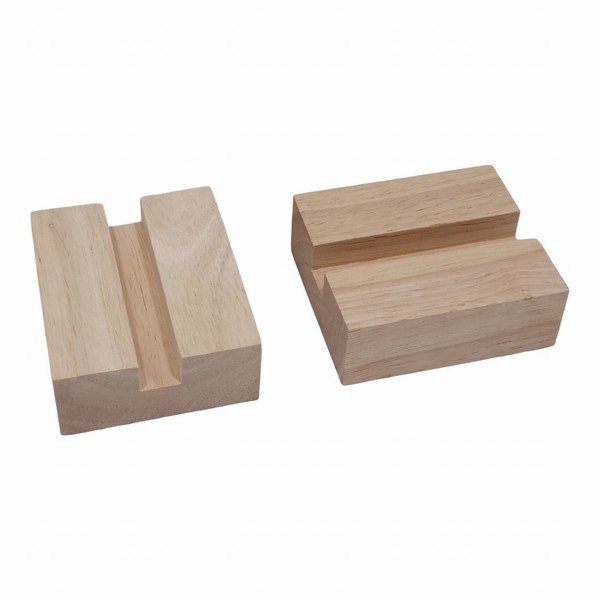 Tegelhouder rubberhout (2995) - klein 7 cm
