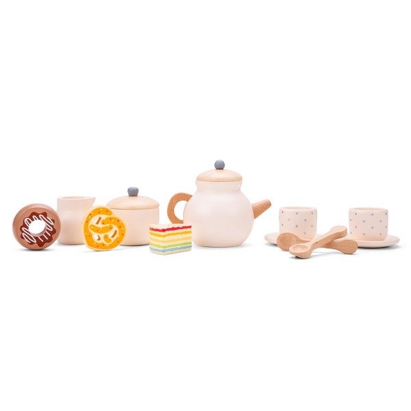 Thee set met koek en taart