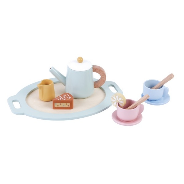 Theeservies Blauw pastel S63846 - Zookabee