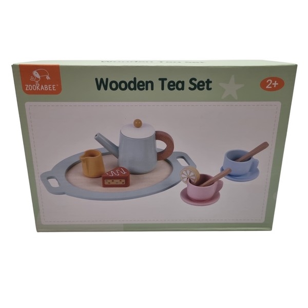Theeservies Blauw pastel S63846 - Zookabee