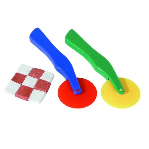 Toebehoren Kneedwas Pizzaroller 2 kleuren