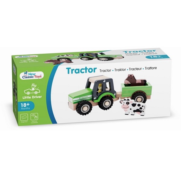 Tractor met aanhanger en speelfiguren - Dieren, uitverkocht