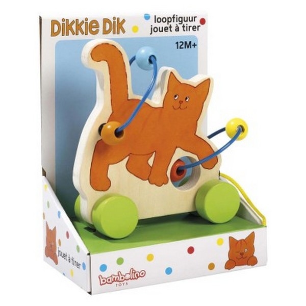 Trekfiguur Dikkie Dik met kralenframe, nog 17x