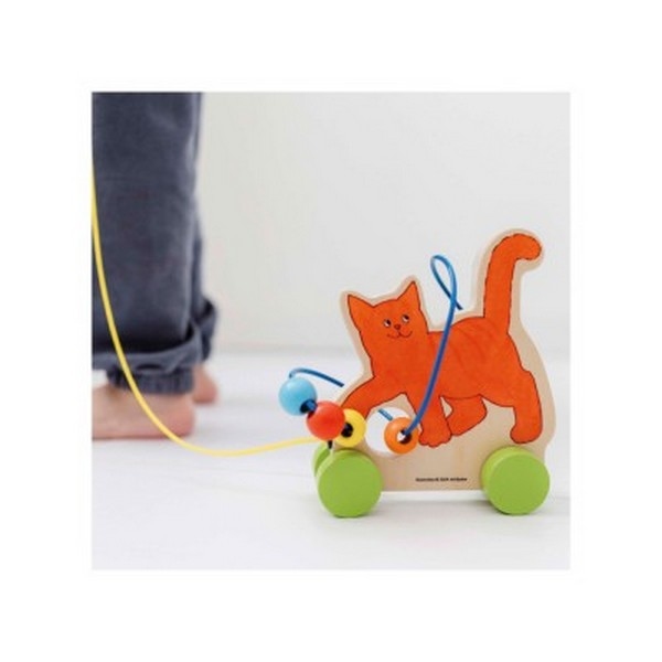 Trekfiguur Dikkie Dik met kralenframe, nog 17x