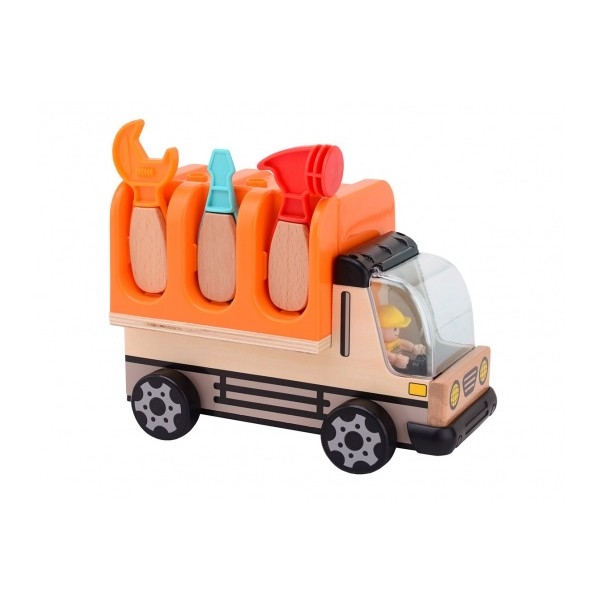 Uitvouwbare werkbank in truck - Jouéco, nog 1x