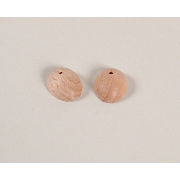 Voetje hout 25x20 mm - zakje 24 stuks