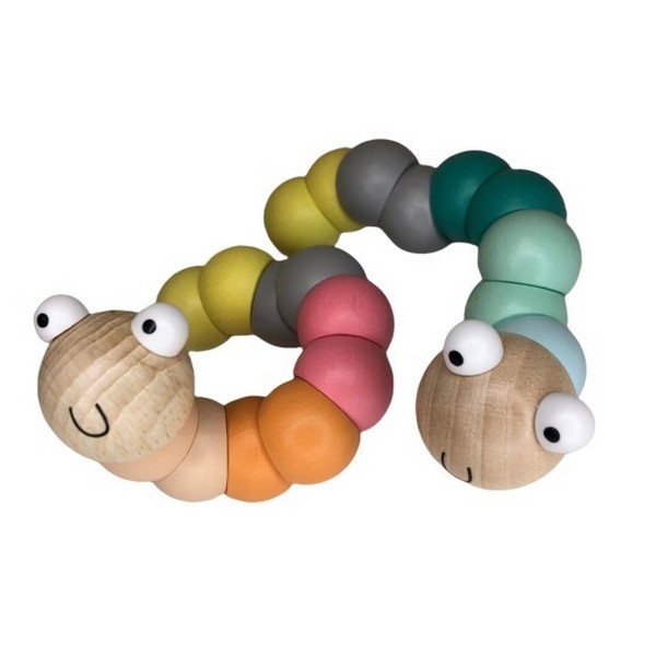 Vouwpuzzel Worm Pastel [2d/12DP] (23458)