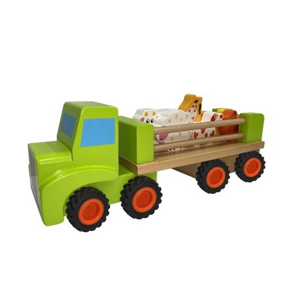 Vrachtwagen met boerderijdieren