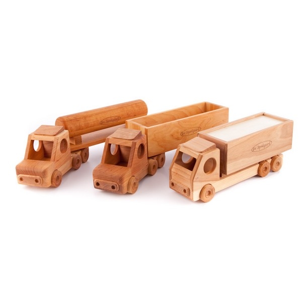 Vrachtwagen tankoplegger (lazuur)
