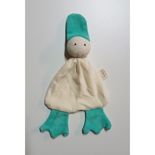 xBadstof Eend Ecru / Mint met gekleurd snavel etc, nog 2x