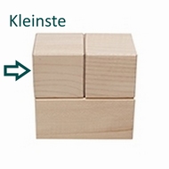 Mijlpaal blokken 5,6 cm x 5,6 cm - vierkant