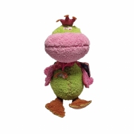 Dushi Knuffel Eend groen/roze, aanbieding