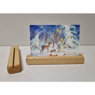 Kaarthouder beuken Breed - Lijnolie, eigen productie