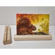 Kaarthouder beuken Breed afgerond - Onbehandeld, eigen productie