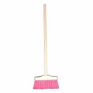 Bezem Hard 56,5cm Roze